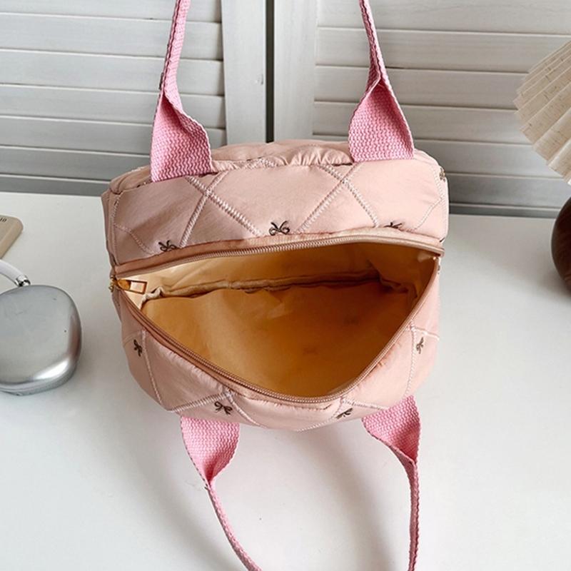 Kosmetiktasche Großes Fassungsvermögen Kulturbeutel Make-up-Tasche Hautpflege-Aufbewahrungstasche Hübsche Schleifen Waschtasche für Frauen und Mädchen