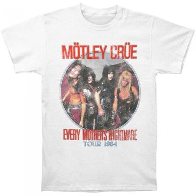 Motley Crue Unisex Ενήλικο T-Shirt Ο εφιάλτης κάθε μητέρας