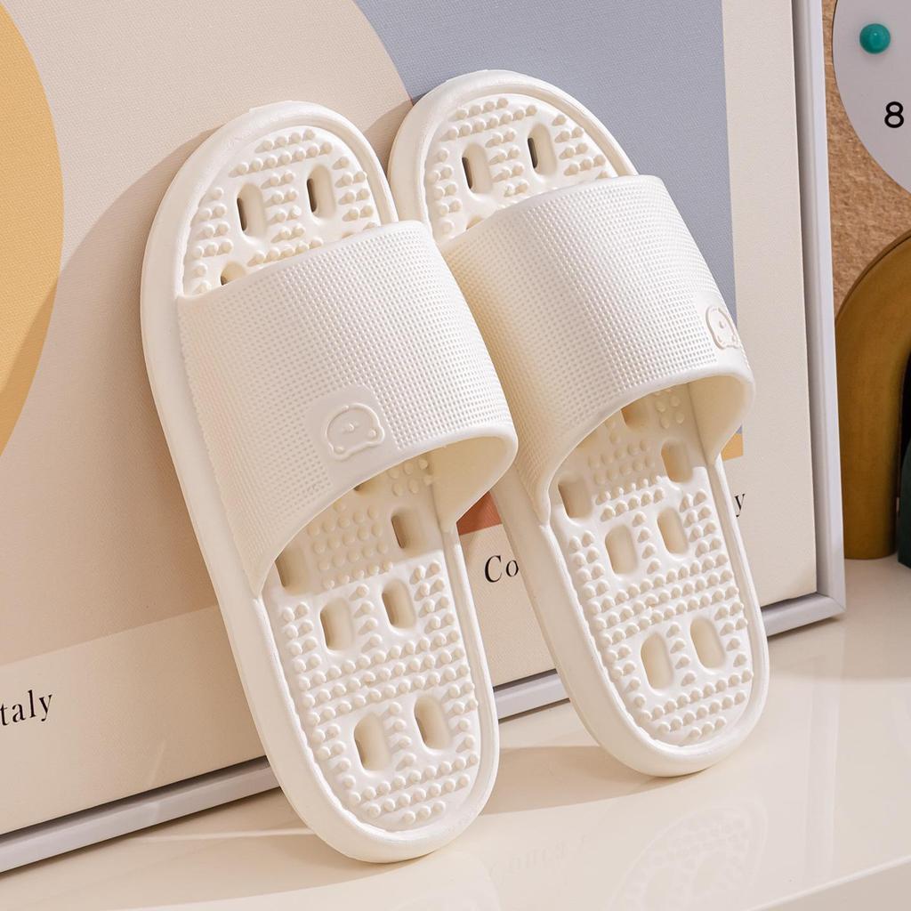 Qidashun Water-Draining Lightweight Unisex Summer Bathroom Slippers for Home