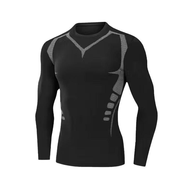 Men's Quick-Dry Compression Top for Running & Cycling