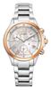 XC Uhr Solarbetrieben Chronograph 10 ATM Wasserdicht Chronograph Saphirglas Einfache Einstellung Silber Roségold [CITIZEN] (Eco-Drive / / Widerstandsfähig)