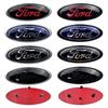 Autoaufkleber 14,6x5,7cm Emblem Auto Frontabdeckung Kühlergrill Abzeichen für Ford Kuga Focus Ranger Mustang Mondeo Fiesta Explorer Transit Acc