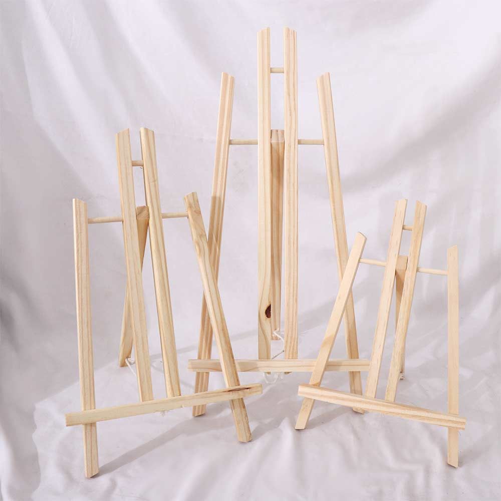 Students Adults Artist Tabletop Exhibition Wooden Holder Shelf Painting Easel Display Stand