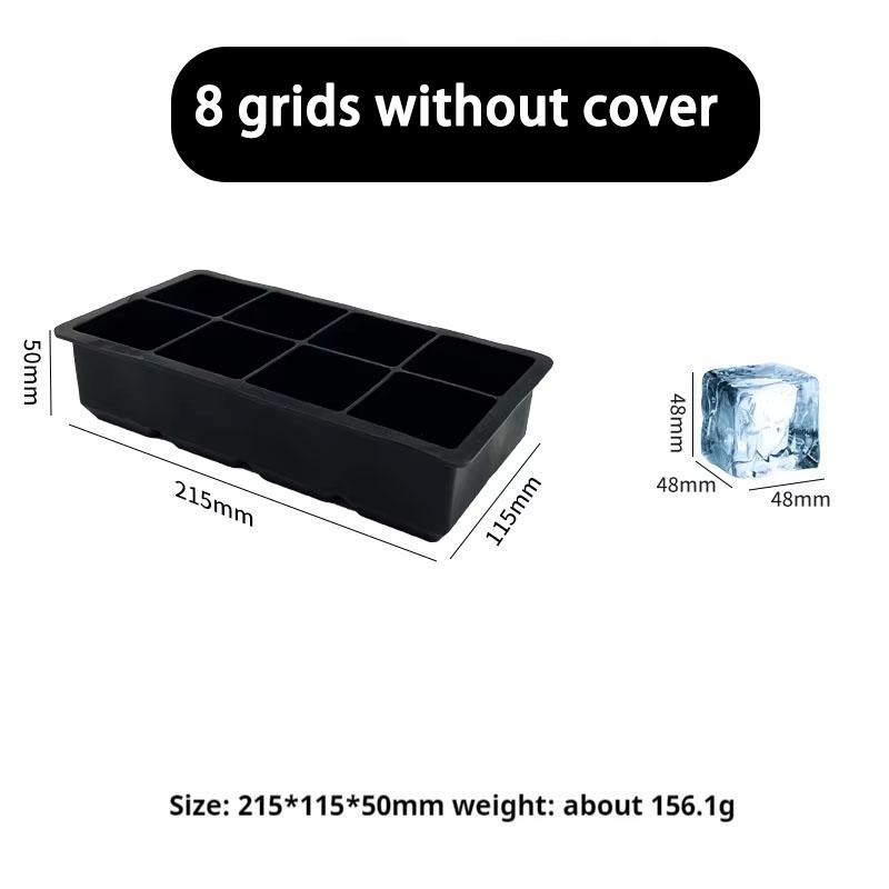 4/6/8/15Grids Silicone Ice Cube Molds Spherical Ice Molds Reusable Whiskey Ice Cube Molds Cocktail Freezer DIY Homemade Barware