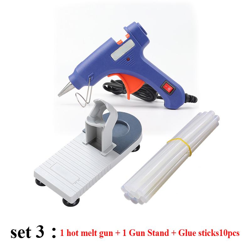 20W Hot Melt Gun Handmade DIY Accessories Children Hot Melt Seal Fire Glue 7 Mm Caliber Household Hot Melt Gun Set Home Repairs
