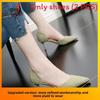 Spring Summer Women High Heels Pu Elegant Pointed Toe Slipon For Daily Wear