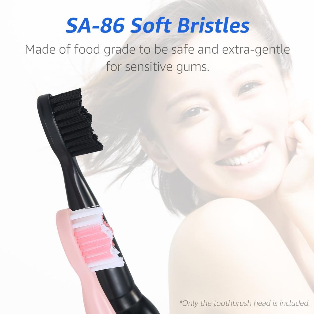 5-pak SA-86 Elektryczna szczoteczka do zębów Zestaw wymiennych główek szczoteczki Bardzo miękkie wkłady do szczoteczek