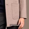 Antonio Men's Wool Blend Twill Mid-Length Suit Coat