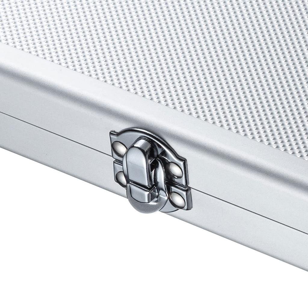 SANWA SUPPLY USB Flash Memory Case 10 Flash Silver (Holds Drives) FC-UFD1N