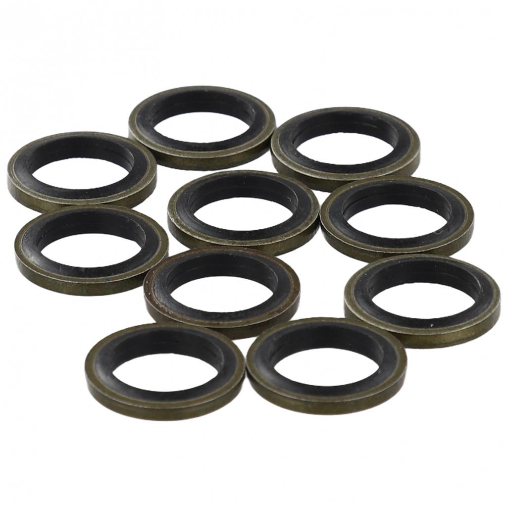 10pcs Set Banjo Bolt Washers Electric Motor For Nissin Master Cylinders Calipers