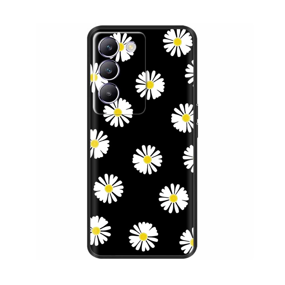For Vivo V30 V40 SE Phone Case Shockproof Silicone Soft Bumper Cases For Vivo V40 SE V30 SE Luxury Painted Protection Back Cover