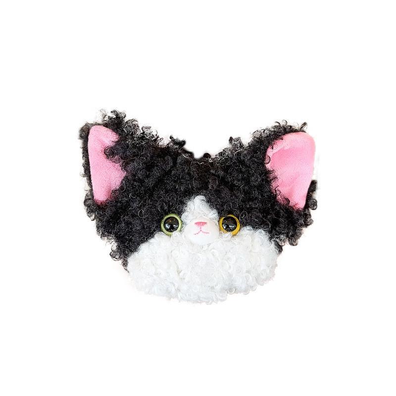 Devon Delightful Rex Cat Cuddly Coin Purse Keychain Premium Plush Material Design