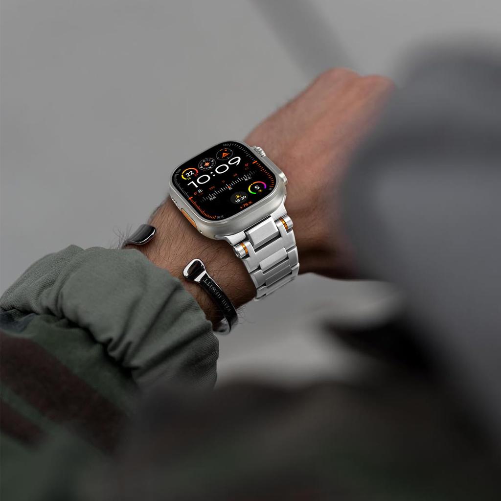 Stainless Steel Strap for Apple Watch Ultra 3/2/1 49mm 46mm 45mm 44mm 42mm Metal Magnetic Band IWatch Series 11 10 9 8 7 6 SE 5