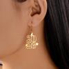 Stainless Steel Number 2026 Pendant Drop Earrings for Women Minimalist Gold Color Geometric Earring New Year Jewelry Gifts