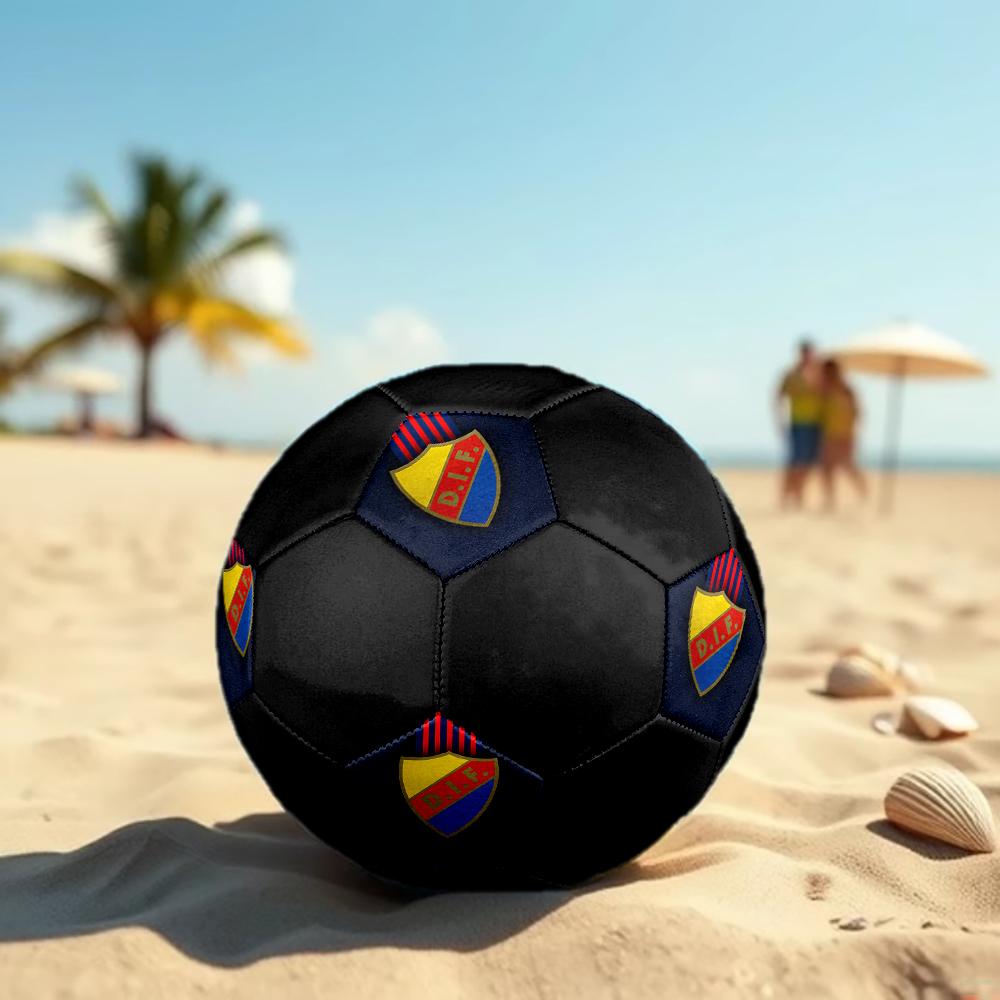 Pallone da Calcio Djurgårdens IF, colorato, adatto a tutte le età, cucito a macchina, materiale PVC, qualità da competizione, durevole e ad alto rimbalzo