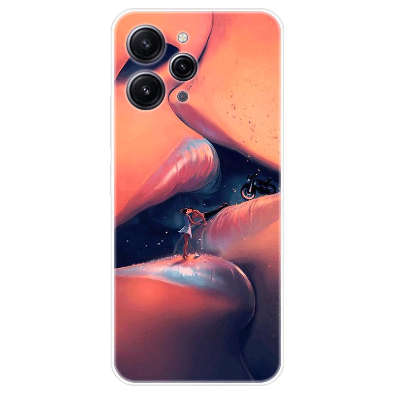 

Для Xiaomi Redmi 12 Redmi12 4G чехол Мягкая силиконовая задняя крышка модный чехол для телефона с мультяшным рисунком For Xiaomi Redmi 12 4G