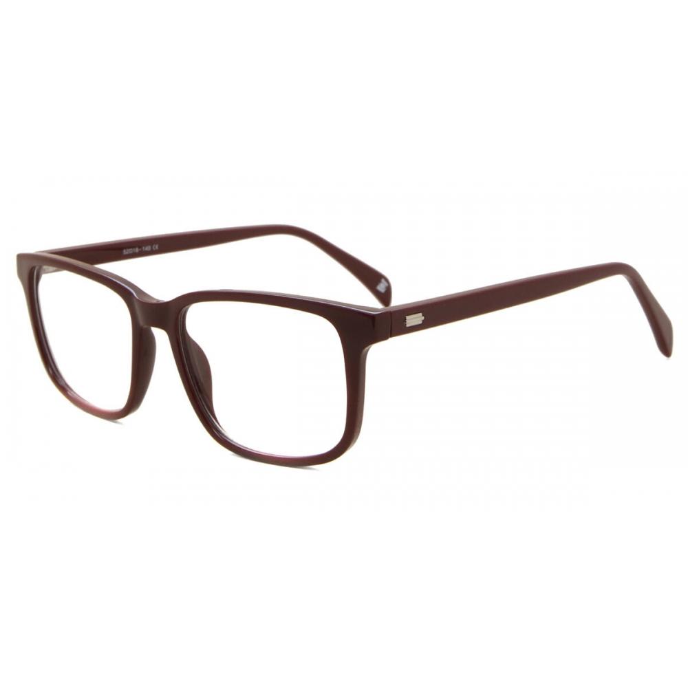 Full Rim Square Burgundy Smartbuy Collection Noam Cp110c Fashion Unisex Eyeglasses
