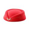 Stewardess Hat Beret Hat Women Air Hostesses Hat Party Cosplay Formal Uniform Caps Accessory Party Hats Costume