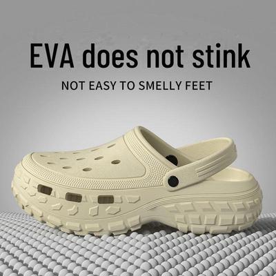 Herren Rutschfeste Sommer Strandsandalen: Strapazierfähiges, lässiges Outdoor-Schuhwerk mit dicker Sohle"