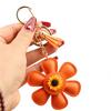 Internet-famous Sunflower Bag Charm Artificial Leather Keychain Sunflower Phone Case Pendant Personalized Creative Micro Small