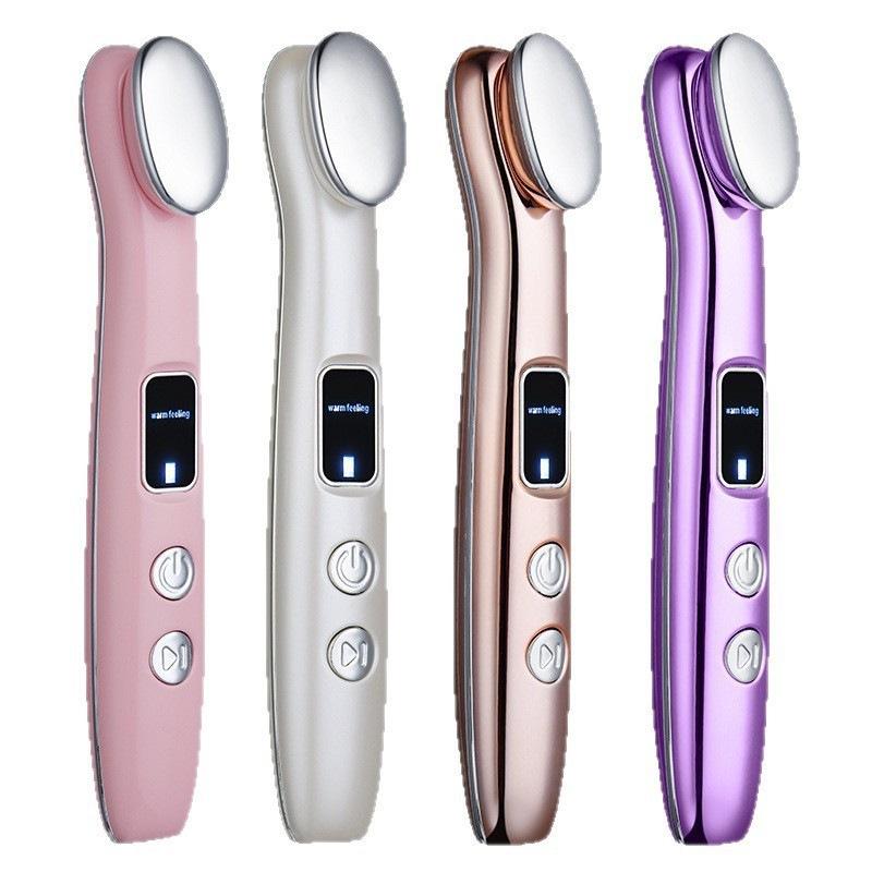 Portable Eye Massager with Heat, Vibration, and LED Light - Facial Lifting and Skin for Eye