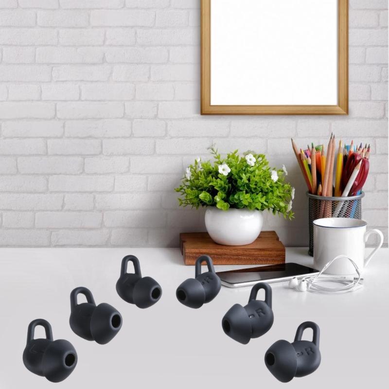 1 Set Set Vârfuri Silicon pentru Urechi pentru Căști Wireless Freelace pro2 Vârfuri Confortabil S/M/L/XL Mărime Inclusă