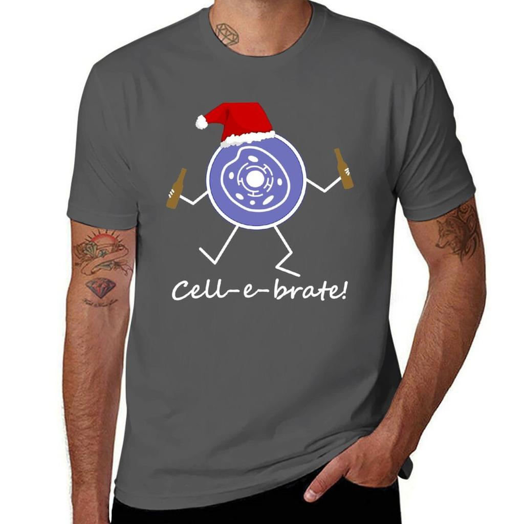 Funny Biology T ShirtChristmas CellEBrate For Unisex Unisex Tee Gift TShirt Urban Style Casual Short Sleeve Top TShirt