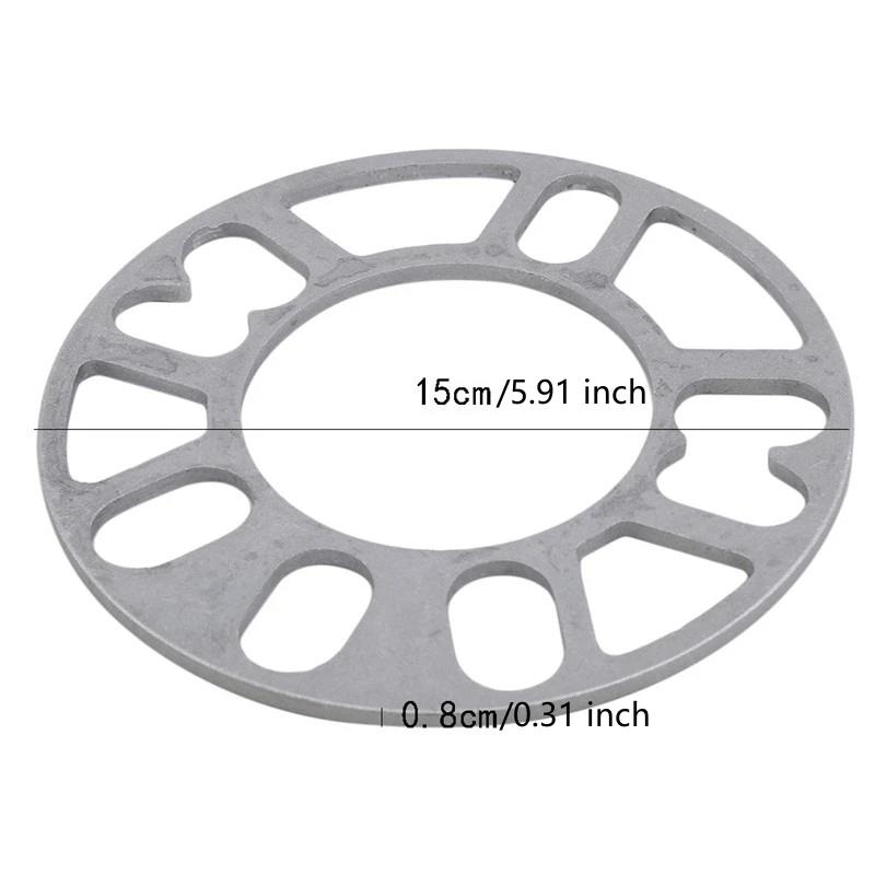 2pcs Universal Car Wheel Tire Spacer Adaptor Shims Plate 3mm 5mm 6mm 8mm 10mm For 4x100 4x114.3 5x100 5x108 5x114.3 5x120