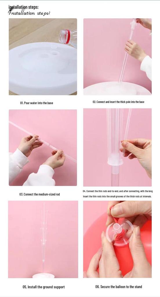 Luminous Floating Table Balloon Heart Decor for Birthday & Banquet