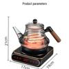 2025 Model Automatic Bottom-Fill Glass Kettle with Infrared Heating and Chlorine Removal