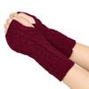 Twists Gloves Winter Gloves  Wool Gloves Fashion Half Finger Gloves  Cycling