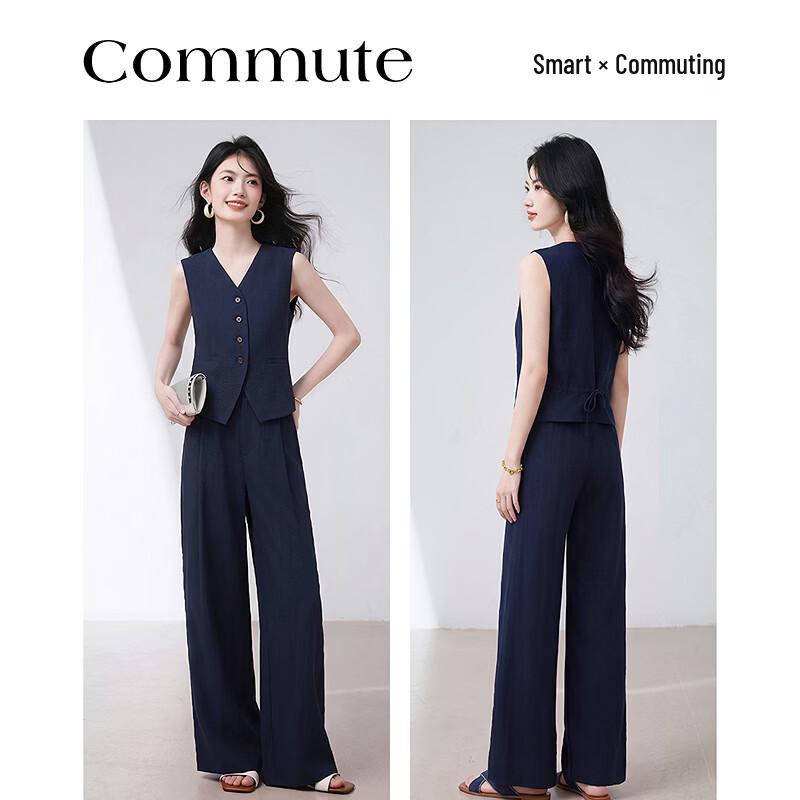 Women's Elegant Vest and Trousers Suit