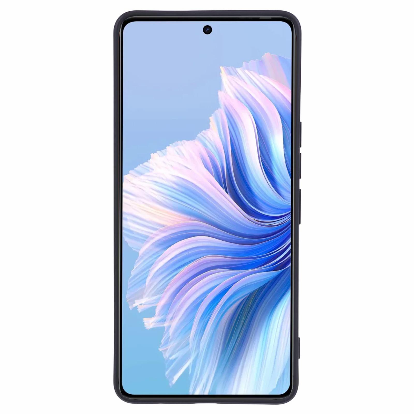 

For TECNO Camon 20 Pro 5G Case Straight Edge Phone TPU Cover Black