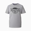 Vintage Maine State TShirt Silhouette Pine Trees Unisex 100 Cotton Gift Tee
