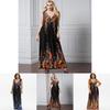 Elegant Women Dress Sleeveless V Neck Evening Party Gown Maxi Long Dress