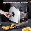 Fully Automatic Slicer Electric Vegetable Cutter Simple Machine For Home Commercial Kitchen Slice Fruit Adjustable Lemon potato