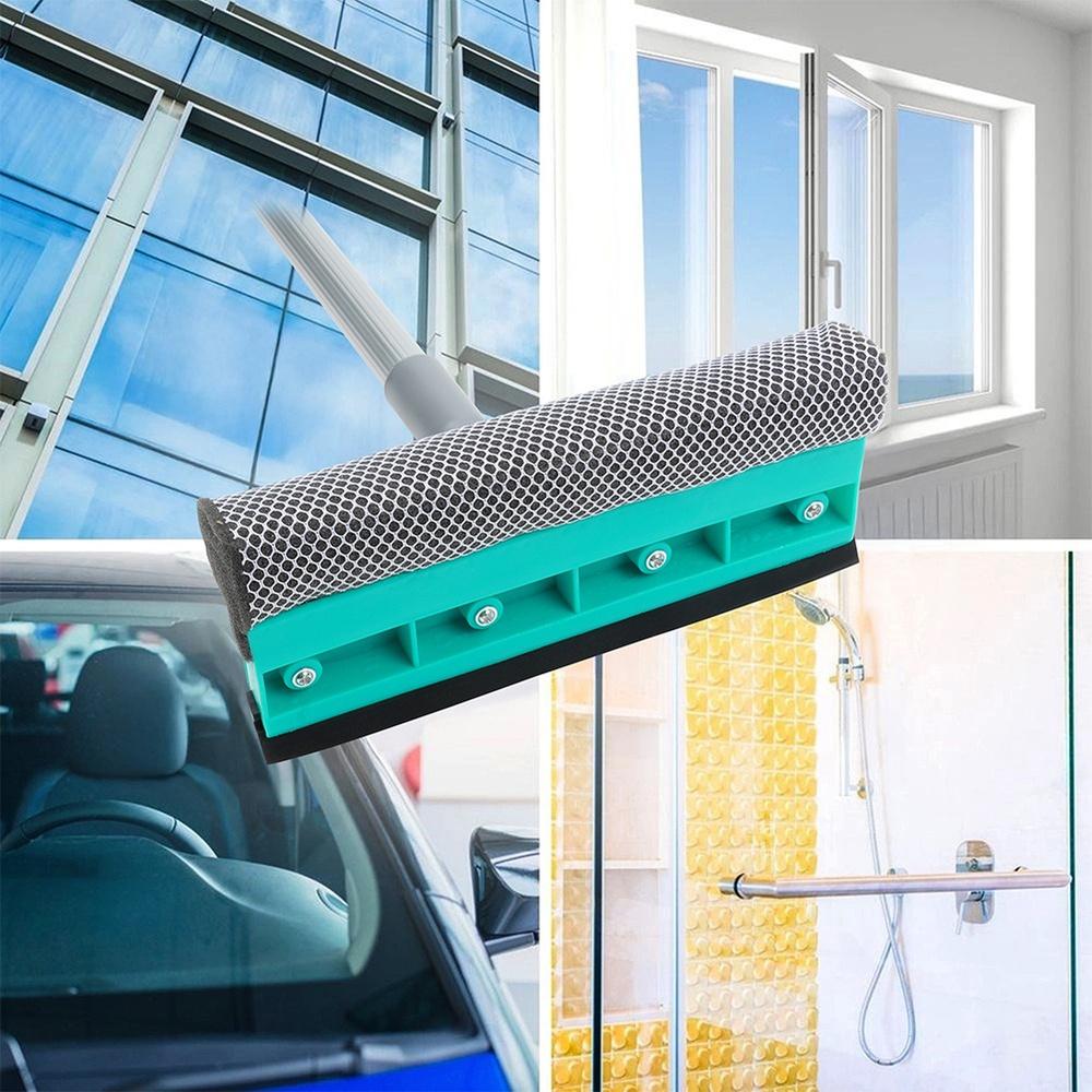 Cleaning Set: Broom, Window Squeegee, Telescopic Dust And Cobweb Broom, 3 Pcs.