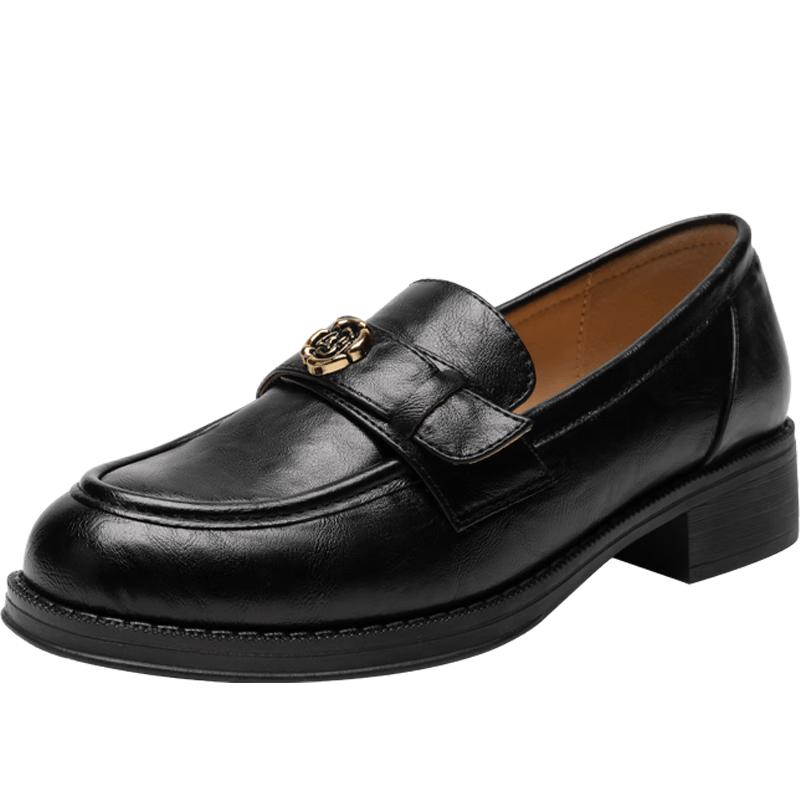 ZHR Women s Chunky Heel Loafers 40