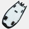 Motorcycle Black Retro Leather Crocodile Pattern Hump Cafe Racer Seat for Honda