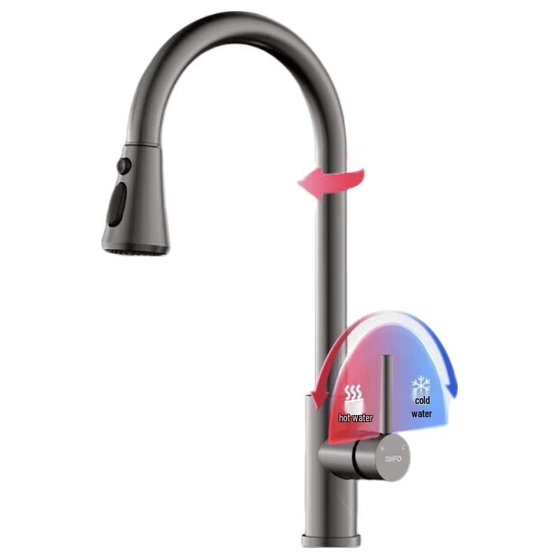 RiFeng Kitchen Pull-Out Faucet
