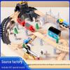 Children's Wooden Electric Train Set with Track - Interactive Educational Toy