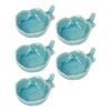 5pcs Ceramic Tealight Candle Holder Aromatherapy Burner Ceramic Dish Small and Exquisite Essential