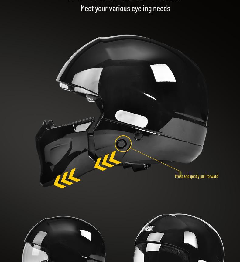 3C/Dot Certified Scorpion Retro Motorcycle Helmet - Warrior Design, All-Season Protection
