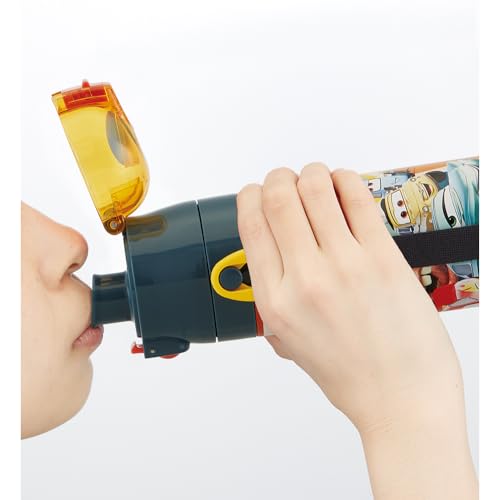 Skater Children's Stainless Steel Water Bottle Direct Drinking 470ml Disney Cars 24 Child-friendly Lightweight Type Cold Storage Waterbottle Sports Bo