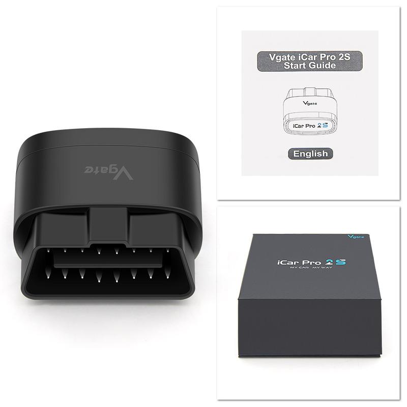Vgate iCar Pro 2S OBD2 Diagnostický nástroj ELM327 Bluetooth 5.2 Auto skener Podpora Android/IOS V2.3 Auto skener