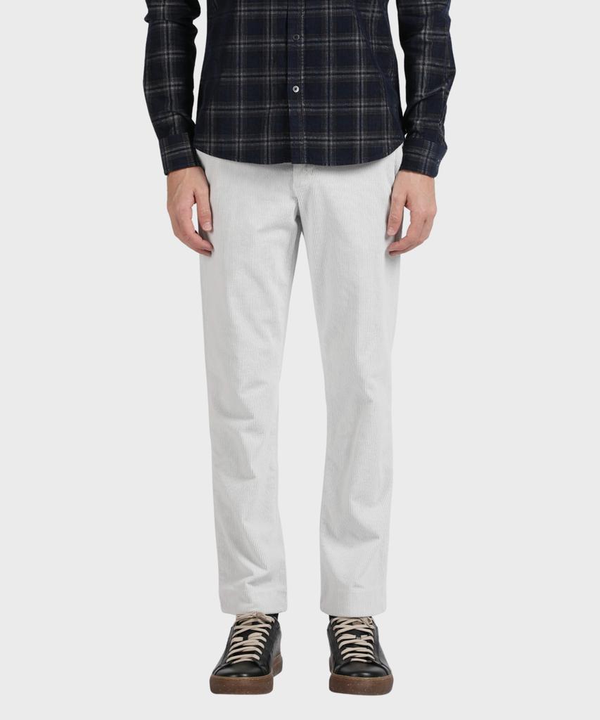 PANICALE Grey Regular Fit Corduroy Pants