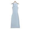 Mint Mambo Style Women's Sleeveless Long Dress - Early Spring 2025 Collection