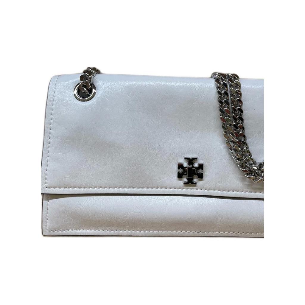 Tory Burch Kira Logo Leather Shoulder Bag Women shoulder bag White 167058-100