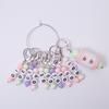 10PCS Number Stitching Marker Charm Locking Crochet Stitching Marker with Knitting Counter Scissors for Knitting Weaving