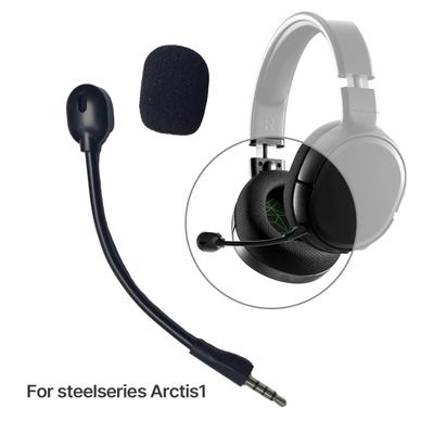 Foam Covered 3.5mm Boom Microphone Replacements for Arctis1 Headsets Enjoy Clear Game Sound Microphone 5.51inch